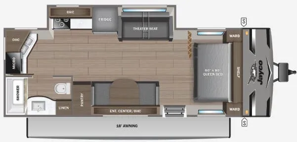 Jayco Jay Flight 225MLSW floor plan