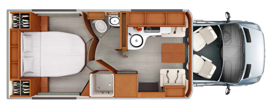 Leisure Travel Wonder U24IB floor plan