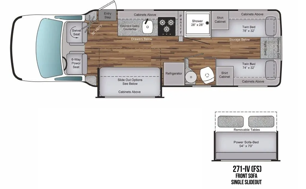Coach House Platinum IV 271 IV FS floor plan