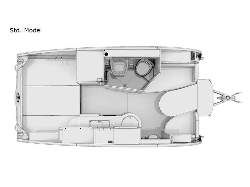 2021 NuCamp TAB 400 BOONDOCK — Floor plan
