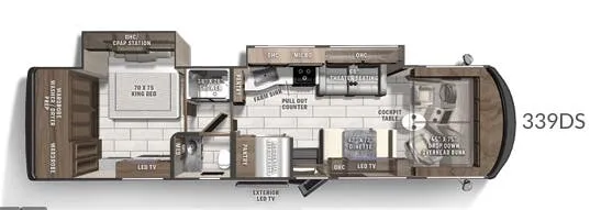 Coachmen Sportscoach SRS 339DS floor plan