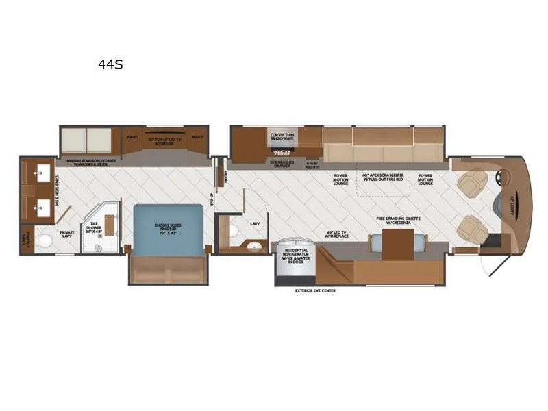 2024 Fleetwood Discovery LXE 44S - Photo 3