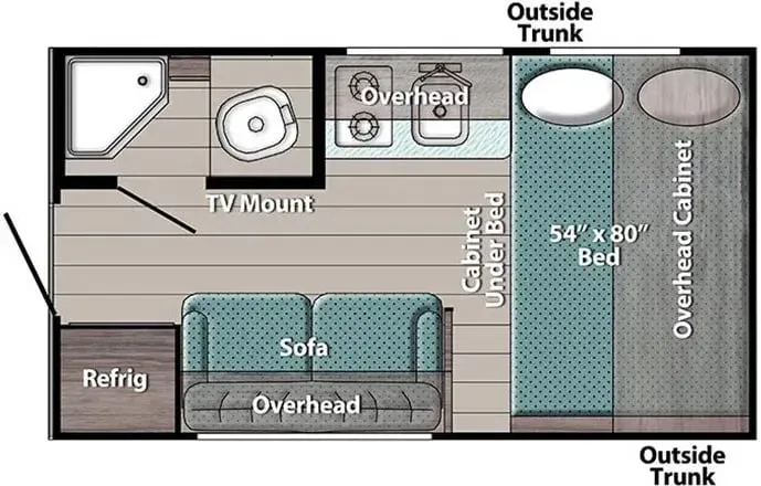 2025 Gulf Stream RV Yellowstone Trail Edition 150RD floor plan