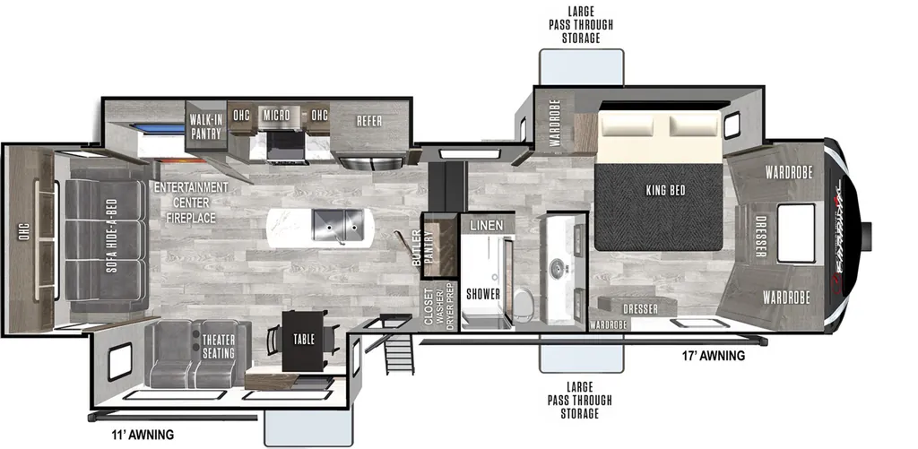 2022 Forest River Cardinal Luxury 380RLX, Photos photo 2