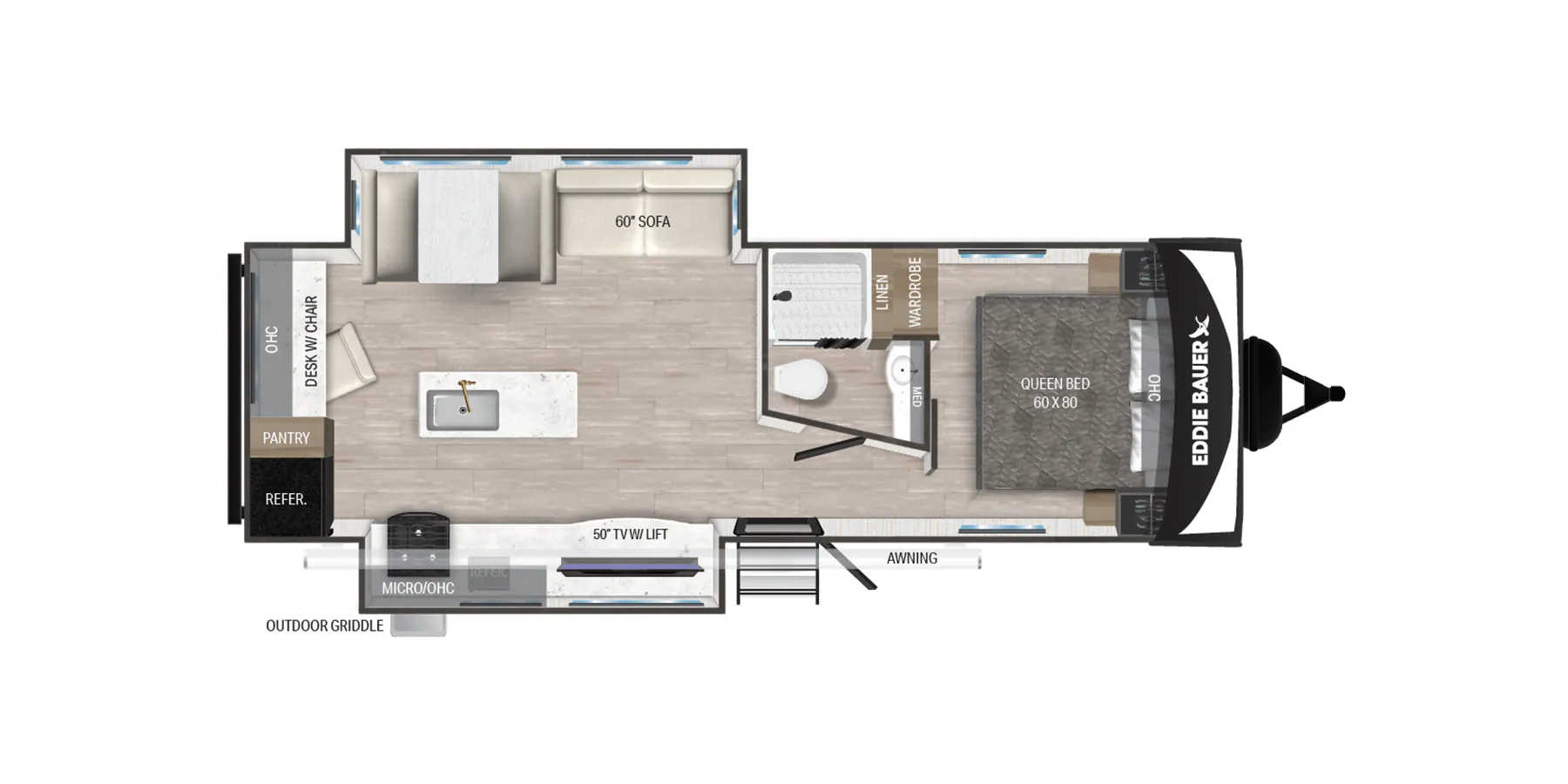 Heartland Eddie Bauer EBL 2600RK floor plan