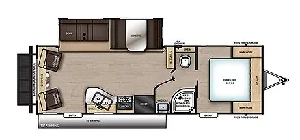 Coachmen Catalina Legacy Edition 263RLS floor plan