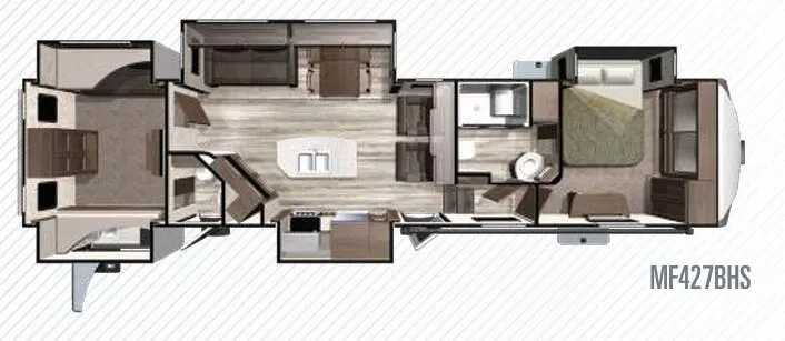 Highland Ridge Mesa Ridge MF427BHS floor plan