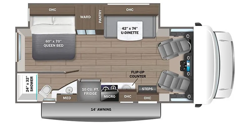 2025 Jayco Melbourne 24L floor plan