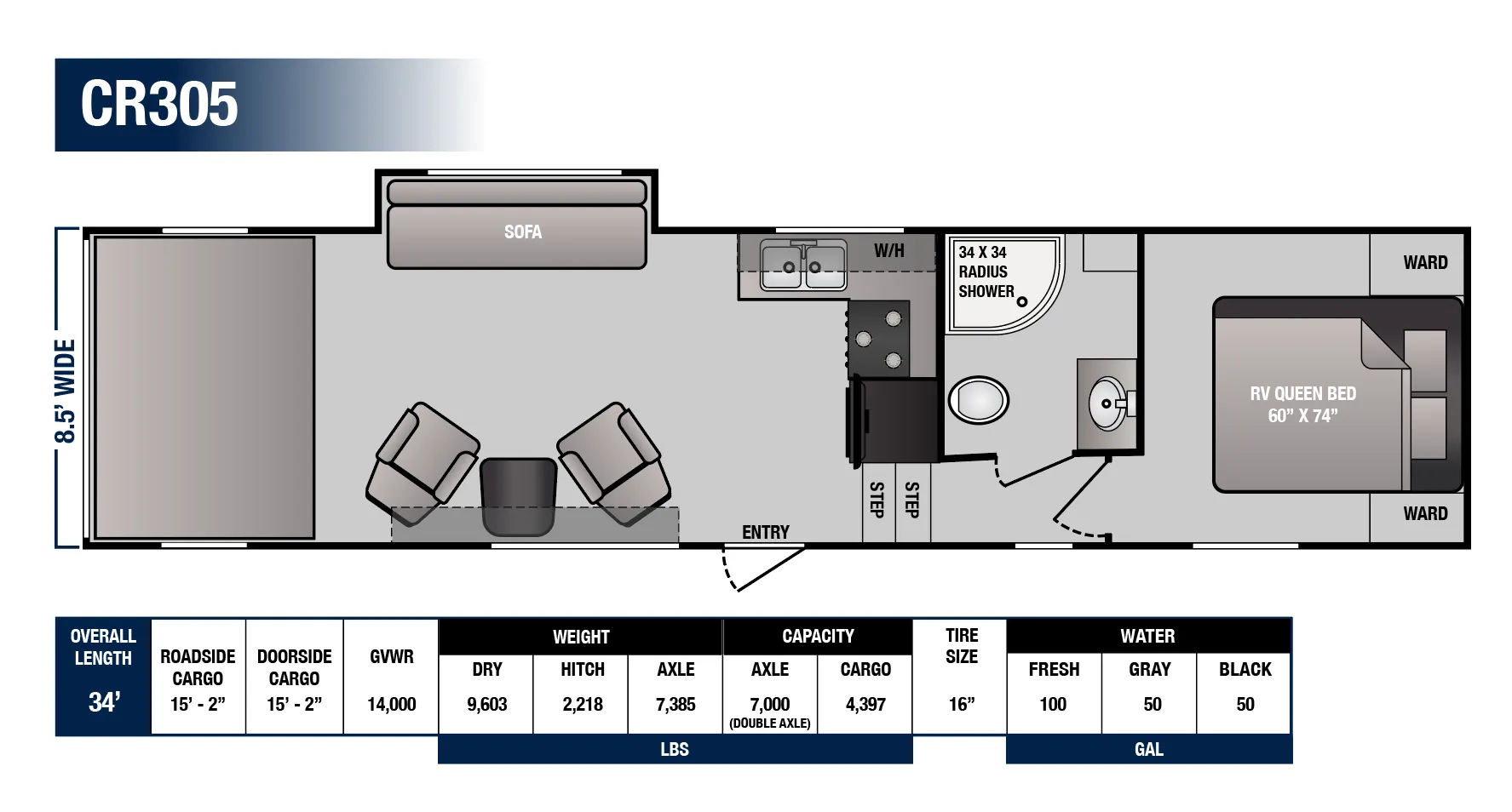 Genesis Supreme Rage'n Limited RCR305 floor plan