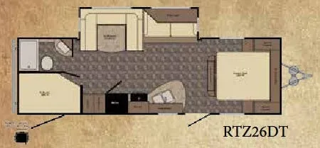 CrossRoads Rezerve RTZ26DT floor plan