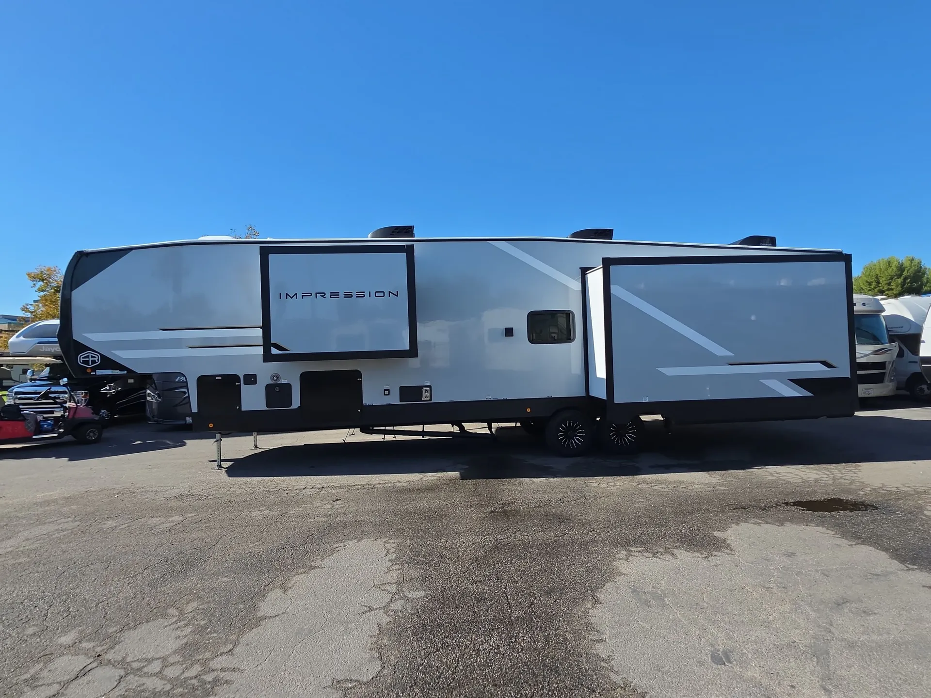 2027 Forest River Impression 360MYR — off campside