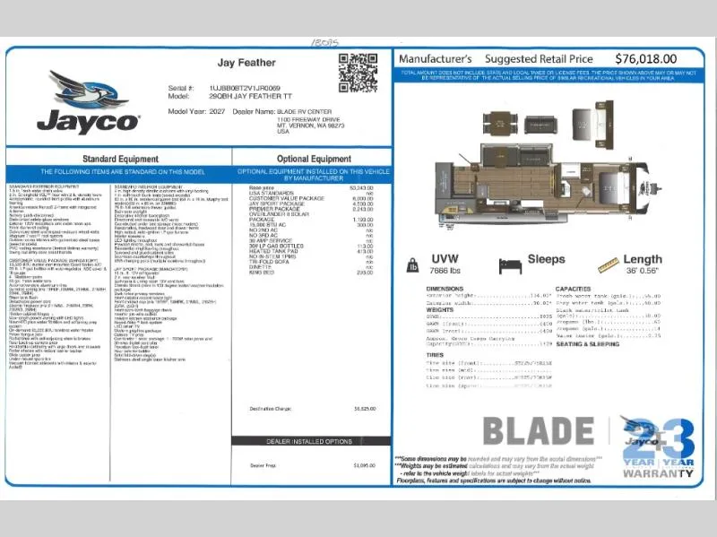 2027 Jayco Jay Feather 29QBH - Photo 3