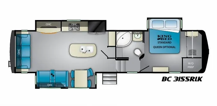 Heartland Big Country 3155RLK floor plan