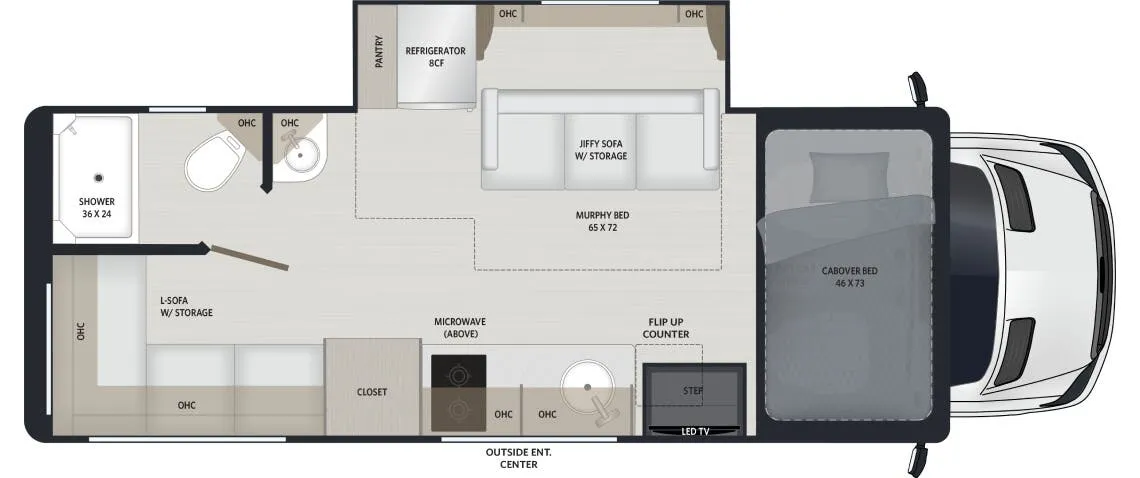 Renegade RV Vienna 25DLC floor plan