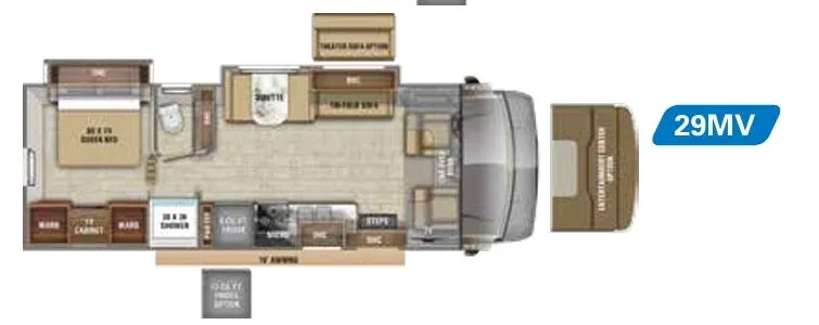 Jayco Greyhawk 29MV floor plan