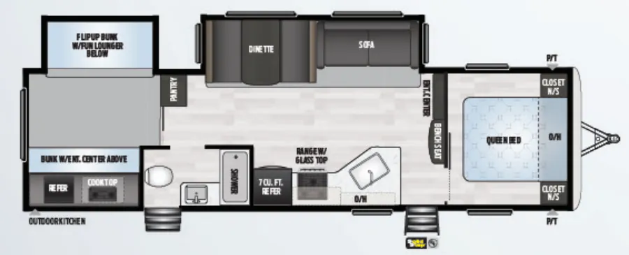 Keystone Springdale 303BH floor plan
