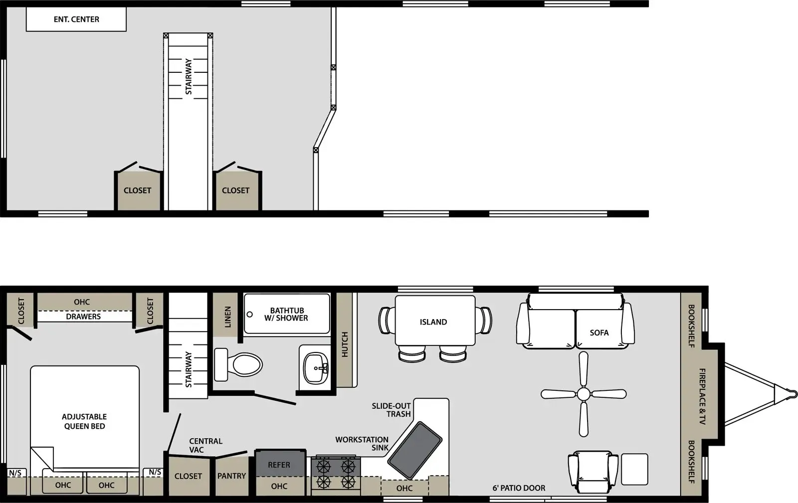 Forest River Quailridge Premier 39FLML-P floor plan