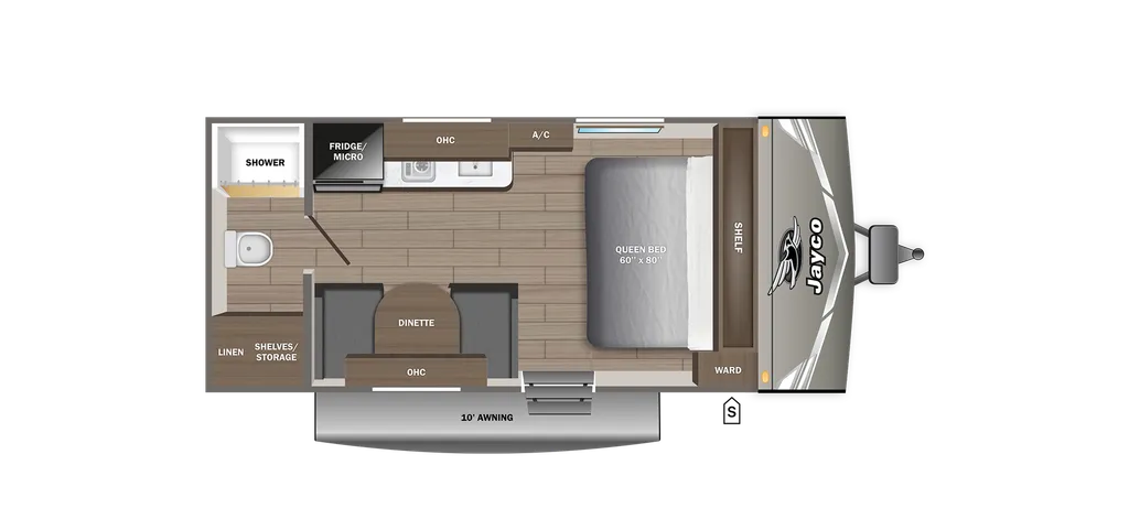 2027 Jayco Jay Flight SLX 170FQ floor plan