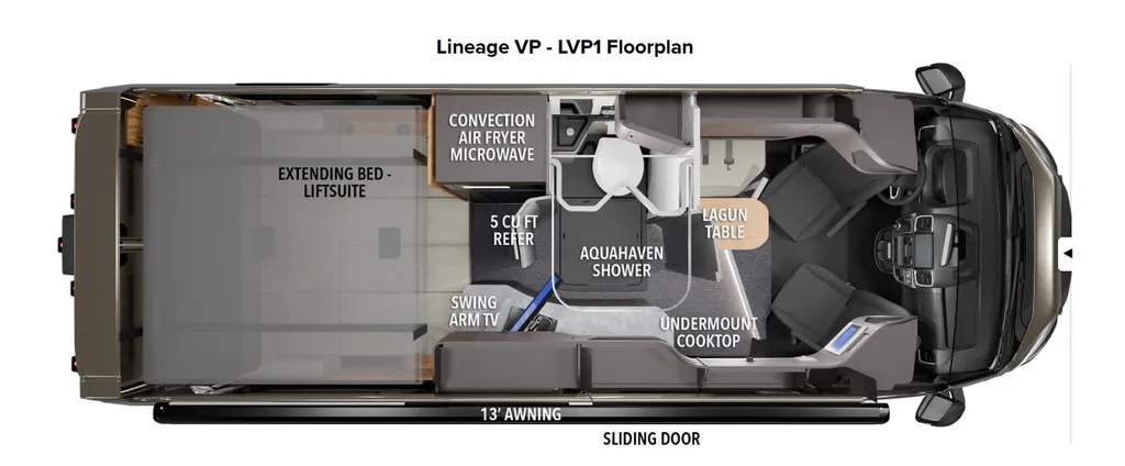 2027 Grand Design Lineage LVP1 floor plan