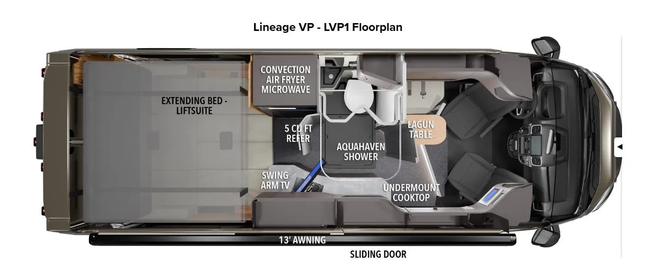Grand Design Lineage Series VP LVP1 floor plan