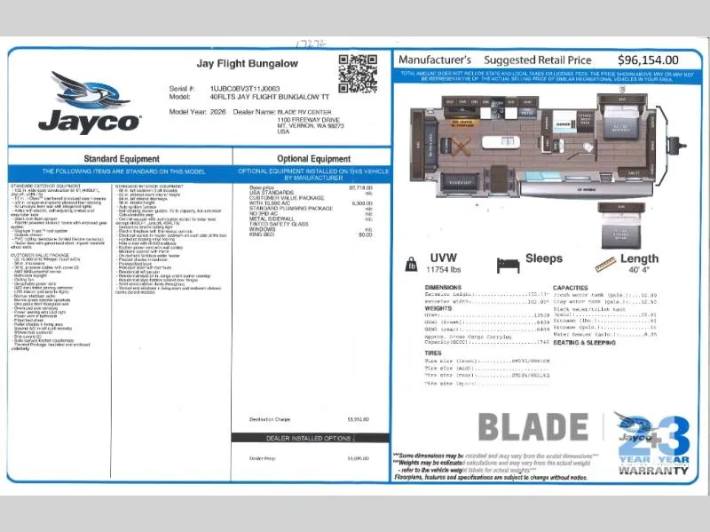 2026 Jayco Jay Flight Bungalow 40RLTS - Photo 3