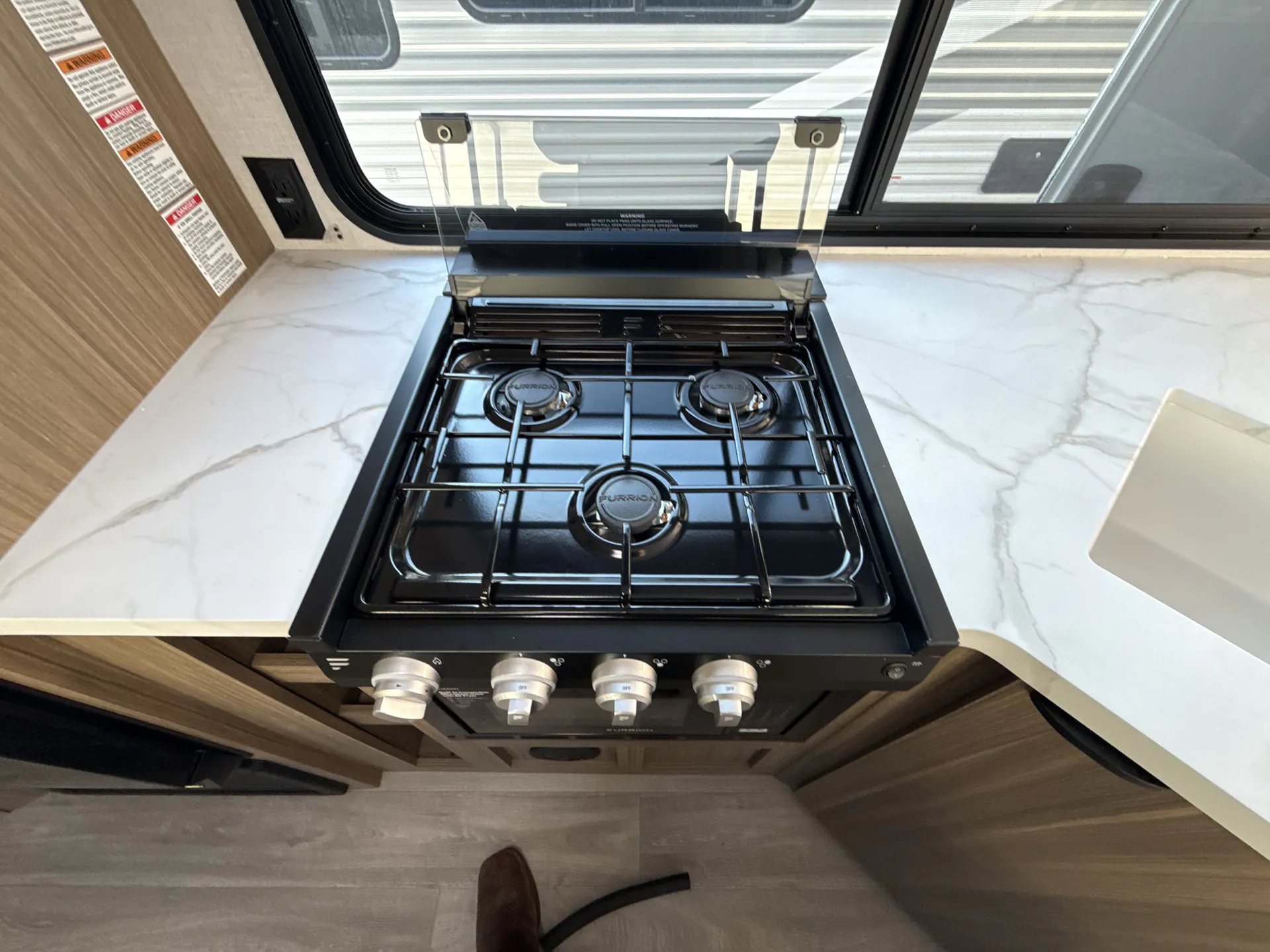 2026 Forest River Wildwood X-Lite 26ICE — stove oven open
