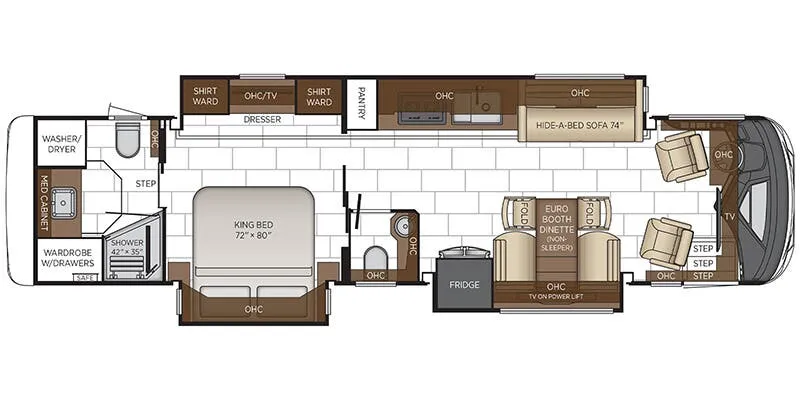 2026 Newmar Mountain Aire 3825 floor plan