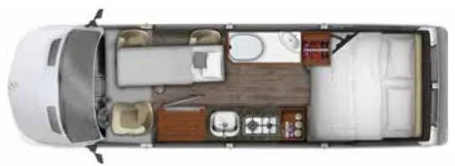 Roadtrek CS Adventurous Base floor plan