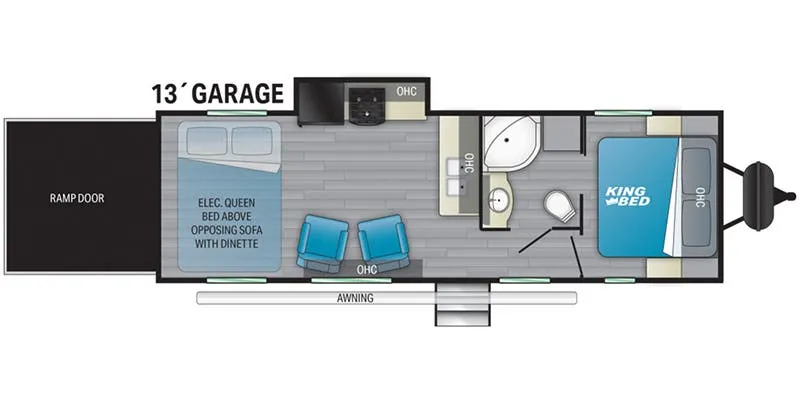 Heartland Fuel 265 floor plan