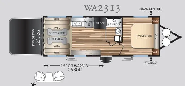 Forest River Stealth WA2313 exterior