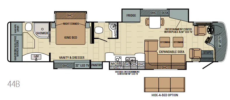 Entegra Coach Anthem 44B floor plan