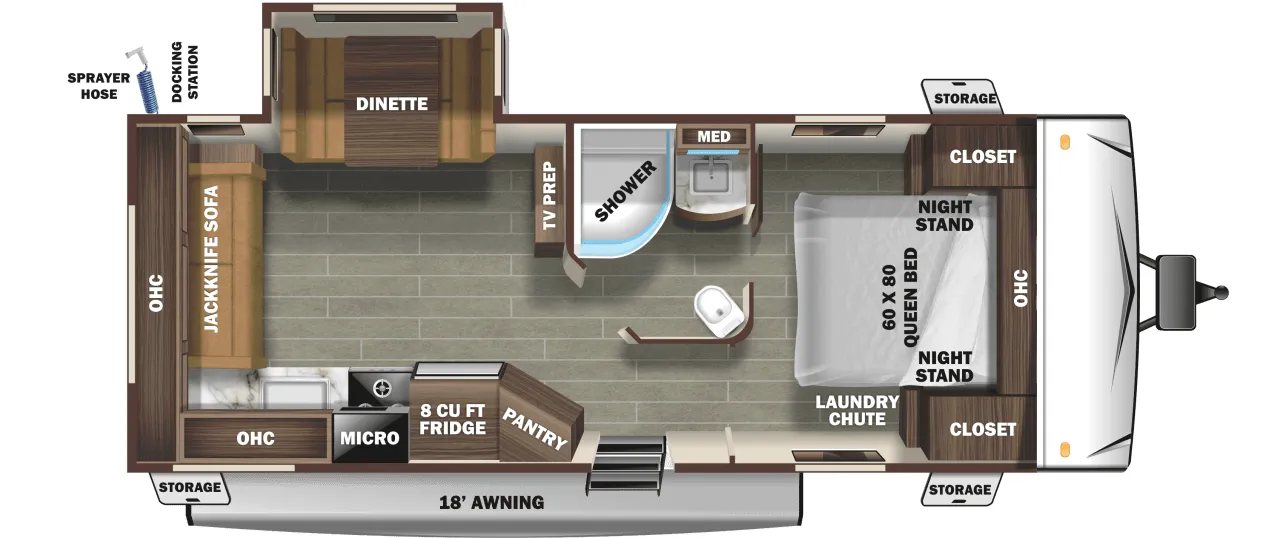 Starcraft Super Lite 242RL floor plan