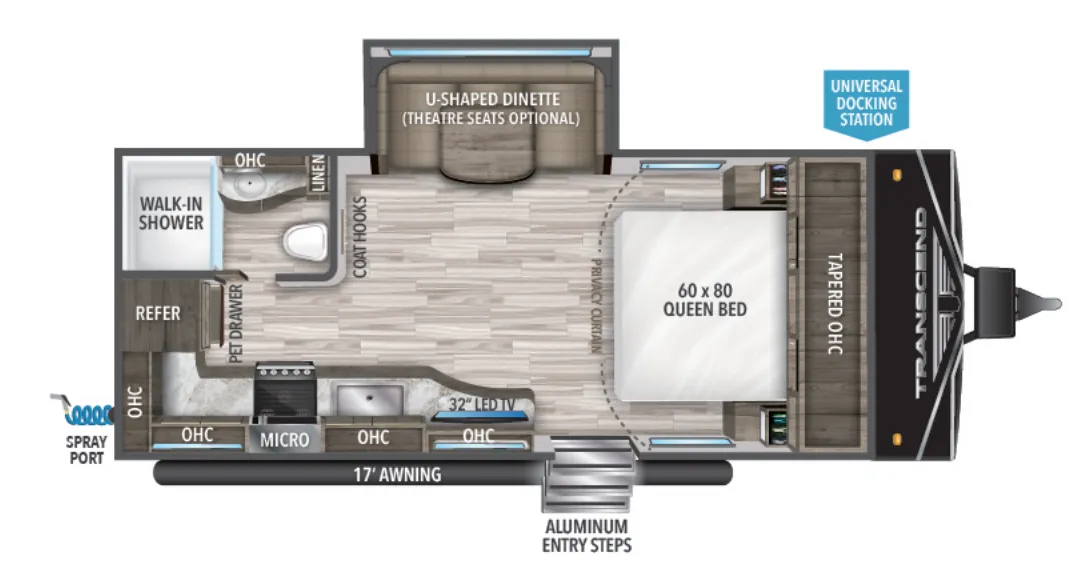 Grand Design Transcend Xplor 200MK floor plan