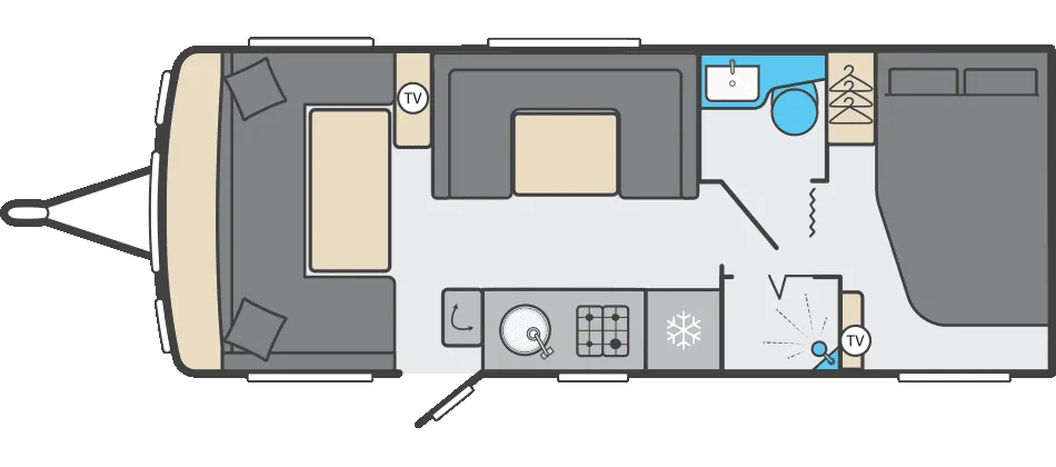 Swift Challenger Grande 630 floor plan