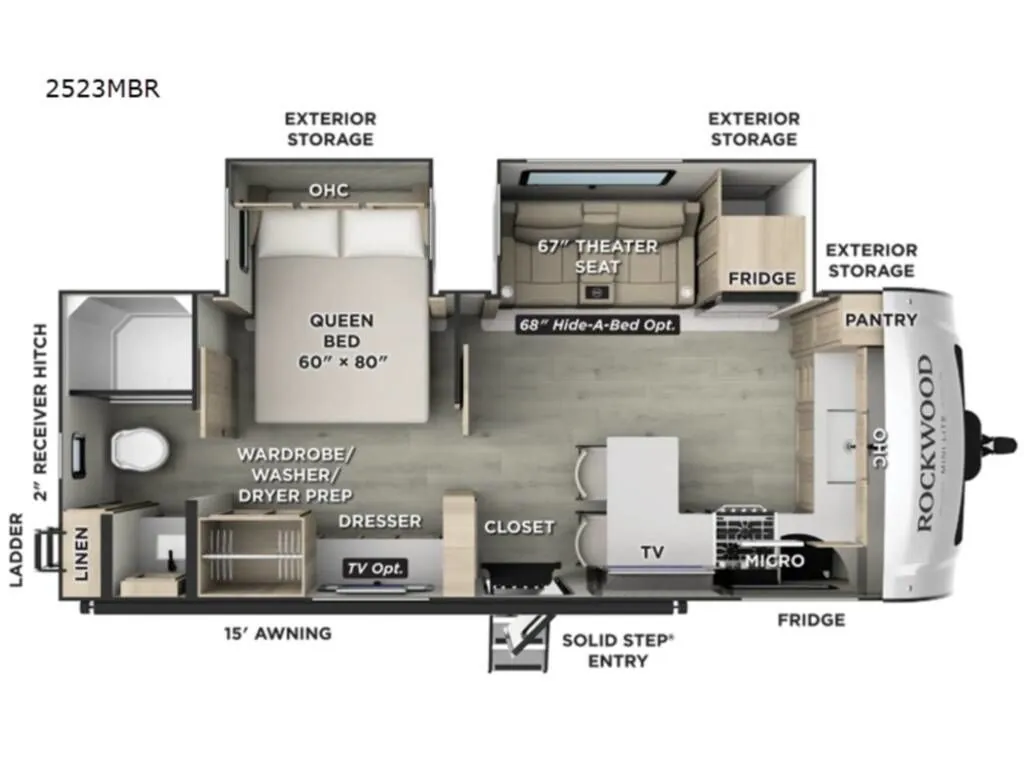 2026 Forest River Rockwood Mini Lite 2523MBR - Photo 3