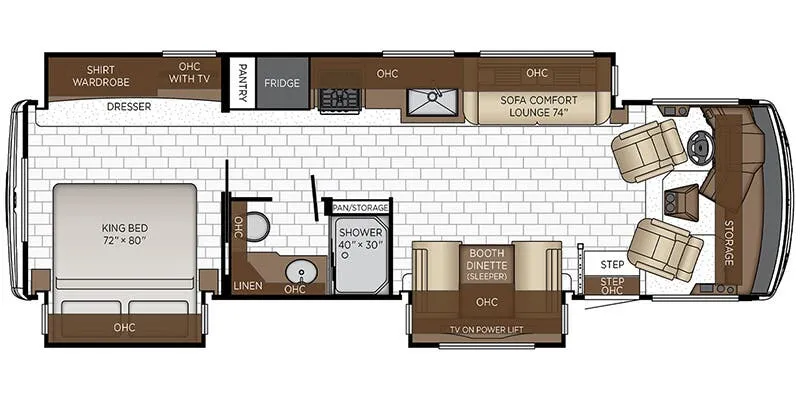 2025 Newmar Bay Star 3225 floor plan