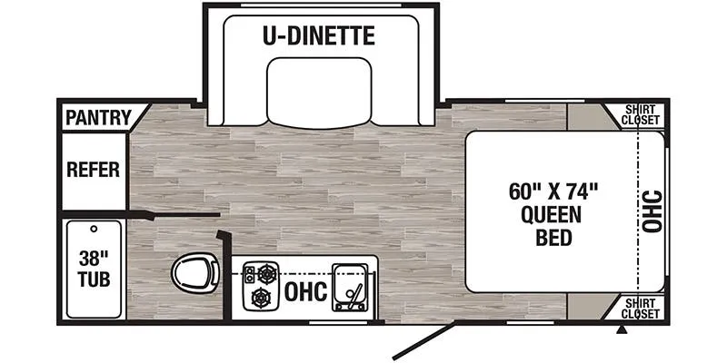 Palomino Puma Ultra Lite 16DSX floor plan