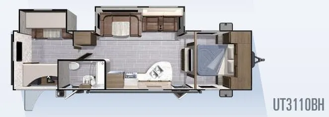 Highland Ridge Open Range Ultra Lite UT3110BH floor plan