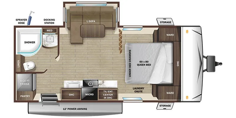 Olympia Lite 212FB floor plan