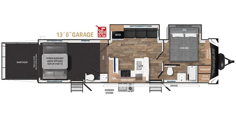 Heartland Torque TQ T331 floor plan