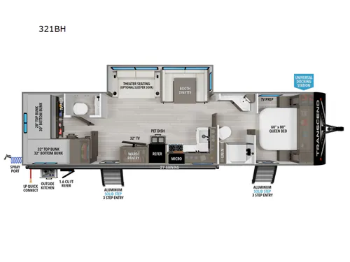 2024 Grand Design Transcend Xplor 321BH, Photos photo 2