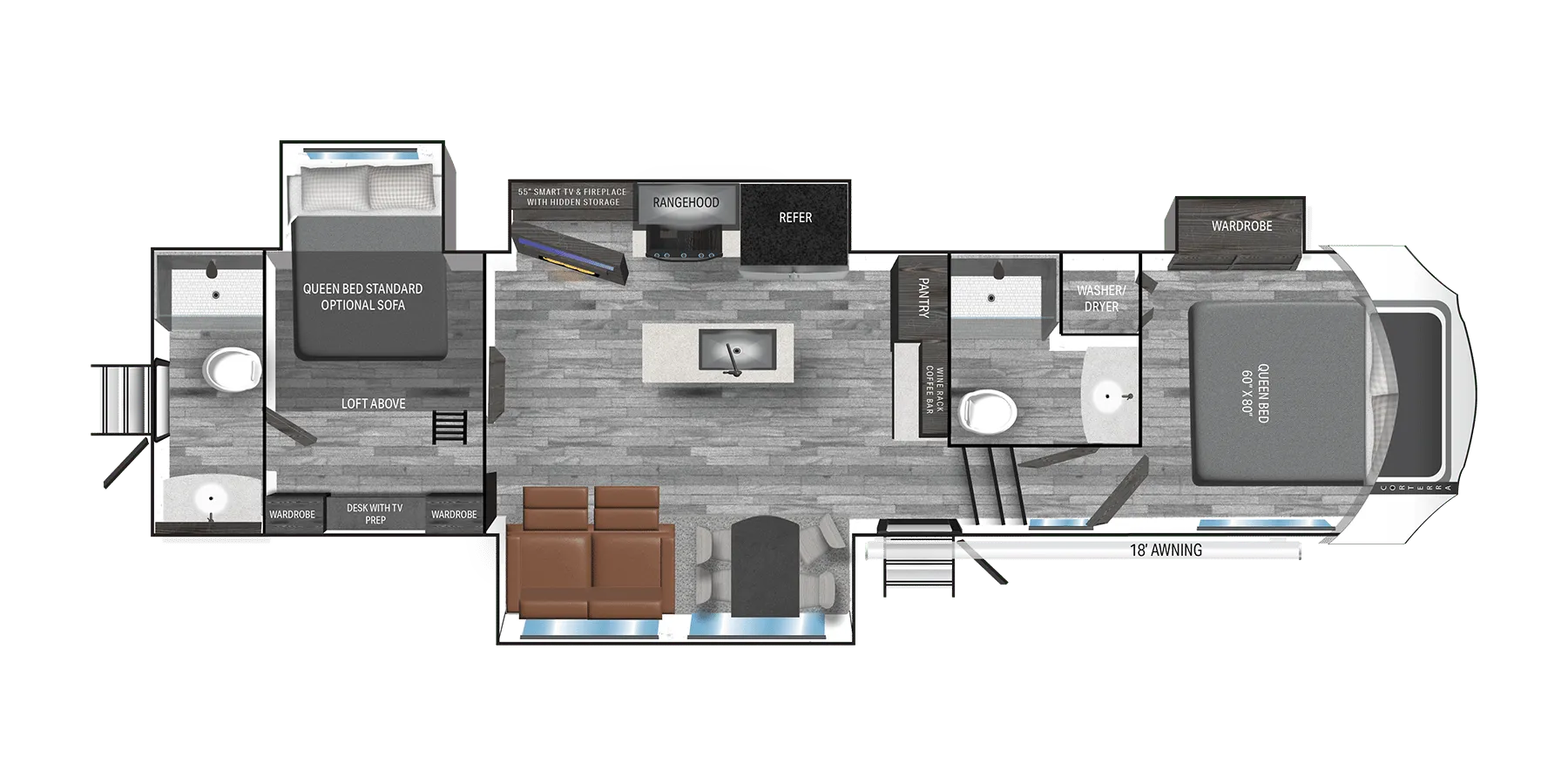Heartland Corterra CT 3.5 floor plan
