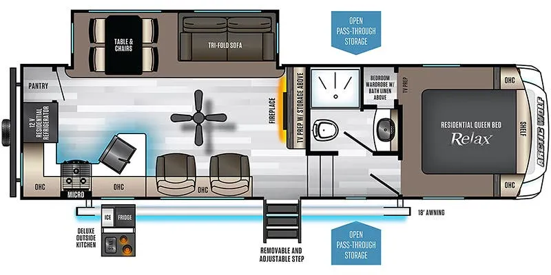 Forest River Cherokee Arctic Wolf 271RK floor plan
