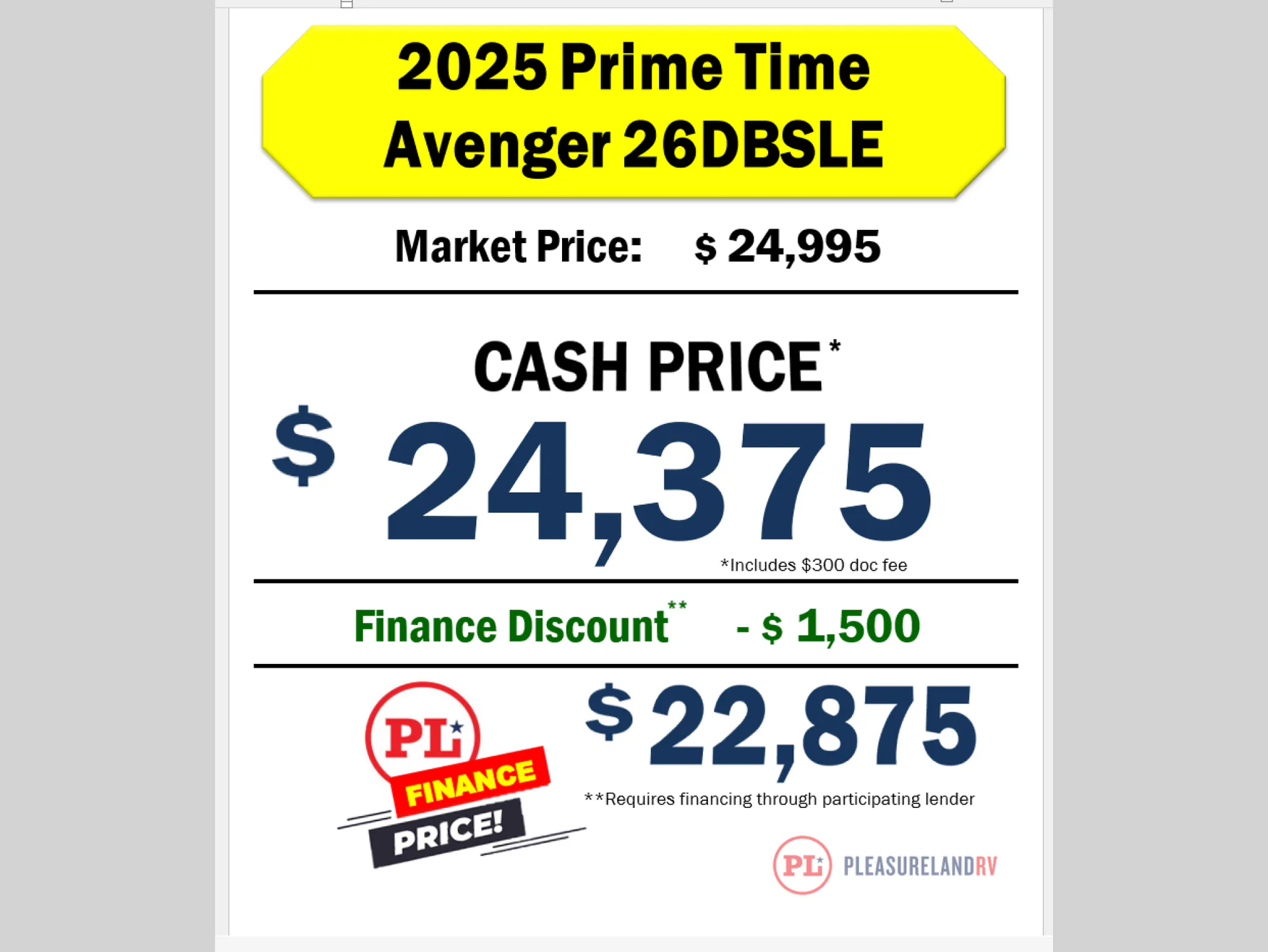 2025 Prime Time Avenger LE 26DBSLE - Photo 3