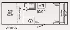 TrailManor 2518 Series 2518 SERIES 2518KS floor plan