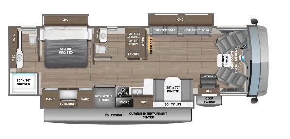 2026 Entegra Coach Vision XL 36C - Floor plan
