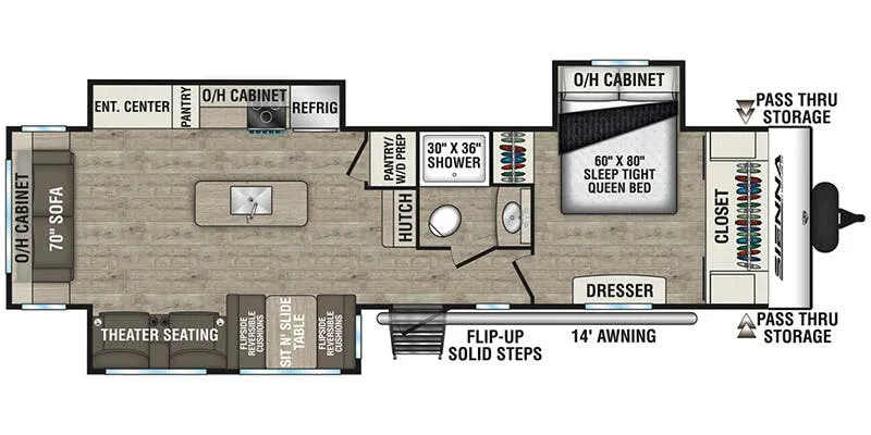 2026 Venture RV Sienna 293VIK floor plan