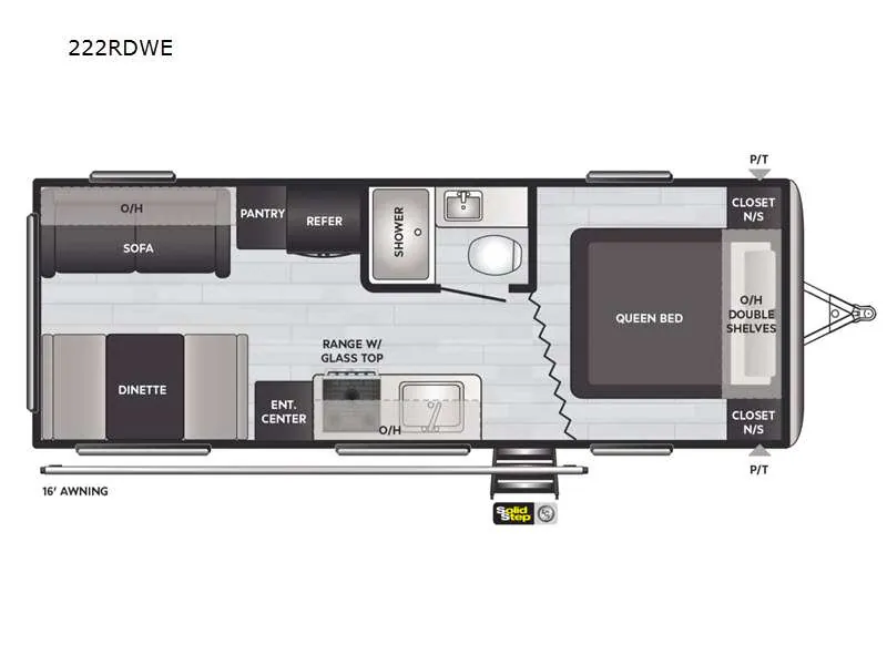 2020 Keystone Springdale 222RDWE — Floor plan