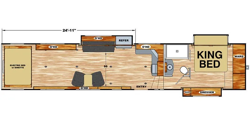 Eclipse Attitude 3928 RR floor plan