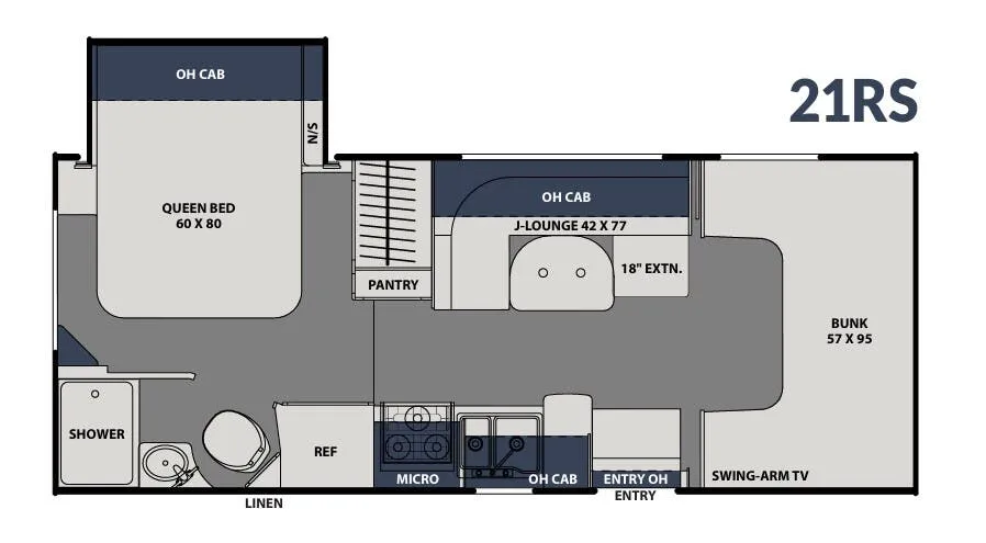 Coachmen Freelander Value Leader 21RS floor plan